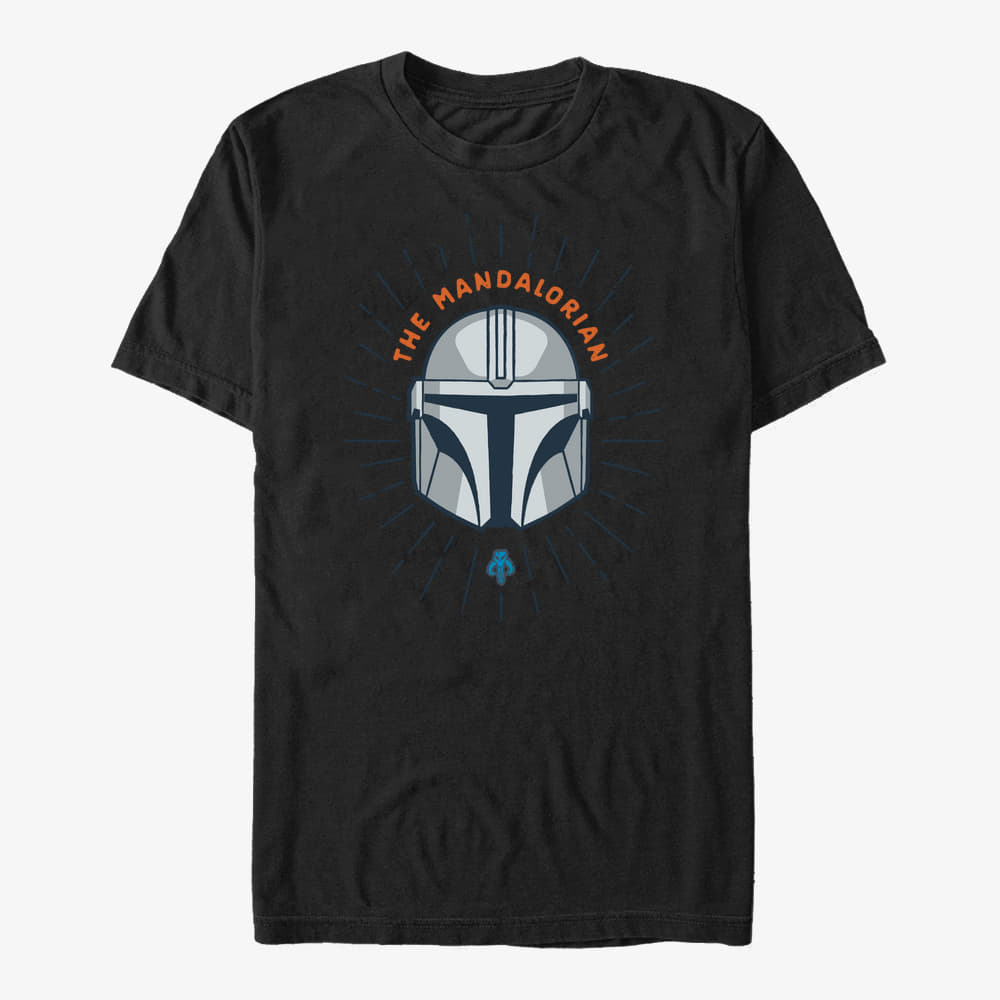 T-shirts Merch Star Wars: The Mandalorian - Simple Shield Unisex T-Shirt Black