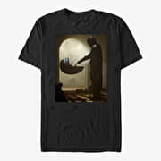 Merch Star Wars: The Mandalorian - Tall Scene Unisex T-Shirt Black