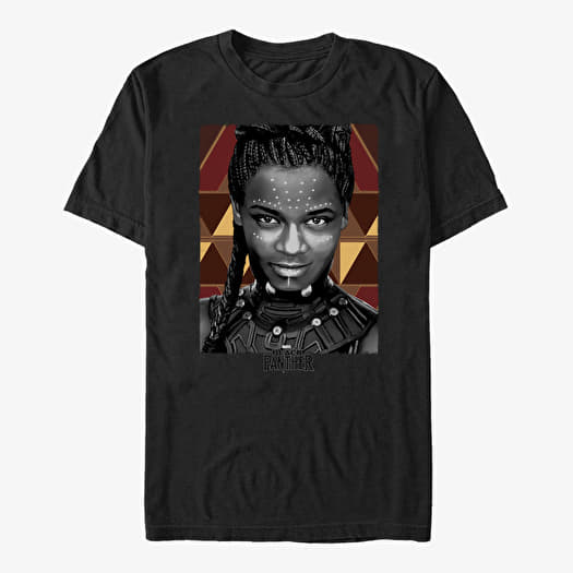 Tricou Merch Marvel Black Panther: Movie - Shuri Painted Unisex T-Shirt Black