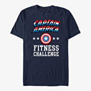Merch Marvel Avengers Classic - Challenge Cap Unisex T-Shirt Navy Blue