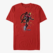 Merch Marvel Avengers Endgame - Suit Flies Unisex T-Shirt Red