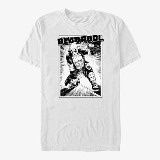 T-shirt Merch Marvel Deadpool - Samurai Stance Unisex T-Shirt White