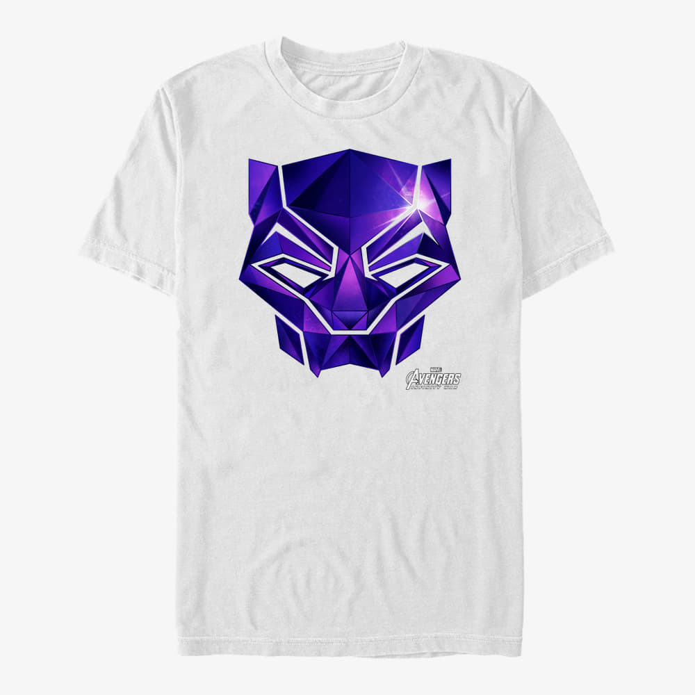 Trička Merch Marvel Avengers: Infinity War - Diamond Panther Unisex T-Shirt White