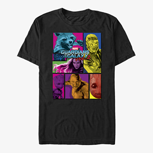 Tričko Merch Marvel GOTG Classic - Complex Space Unisex T-Shirt Black