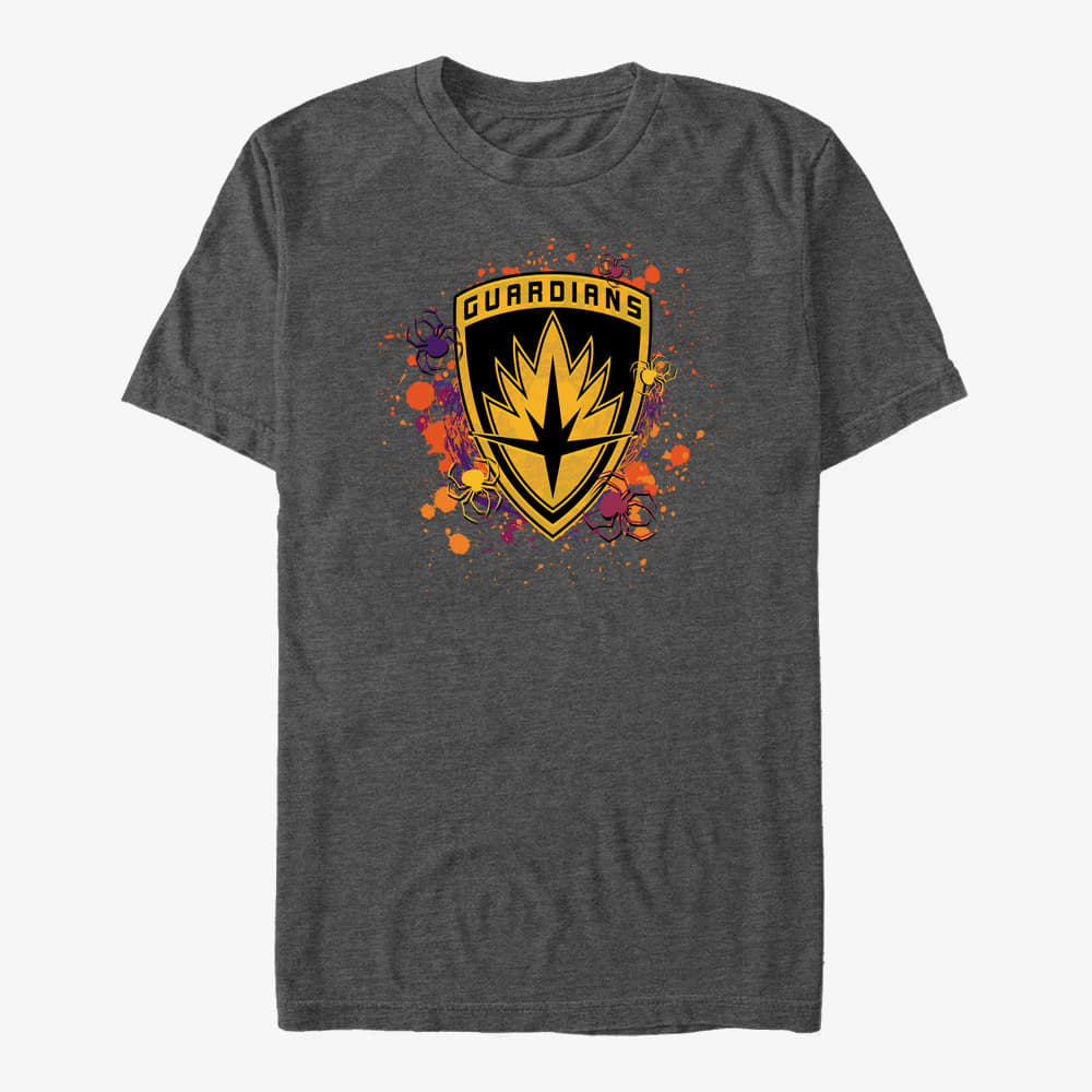 Футболки Merch Marvel GOTG 2 - Guardians Wall Unisex T-Shirt Dark Heather Grey