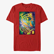 Merch Marvel GOTG 2 - Space Lord Unisex T-Shirt Red