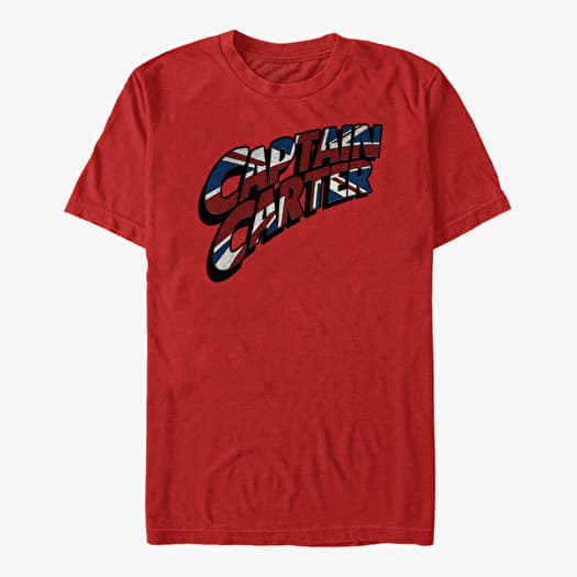 T-shirt Merch Marvel What If...? - Carter Logo Unisex T-Shirt Red