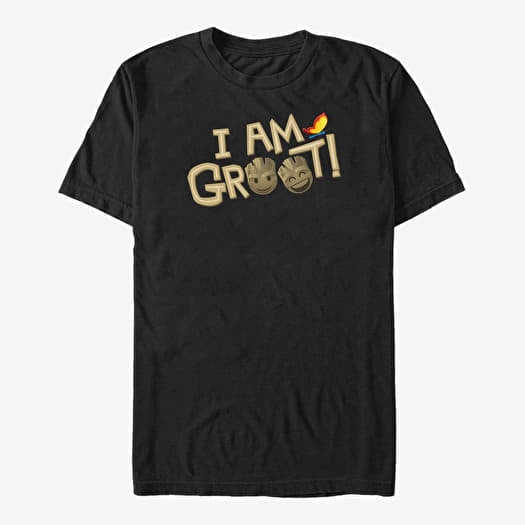 T-krekls Merch Marvel GOTG 2 - Space Rocket Unisex T-Shirt Black
