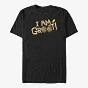 Merch Marvel GOTG 2 - Space Rocket Unisex T-Shirt Black