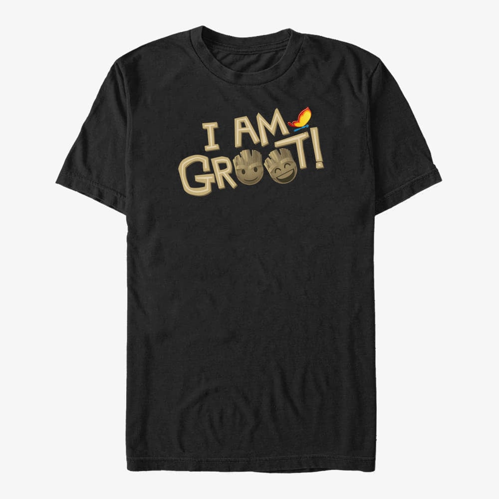 T-särgid Merch Marvel GOTG 2 - Space Rocket Unisex T-Shirt Black