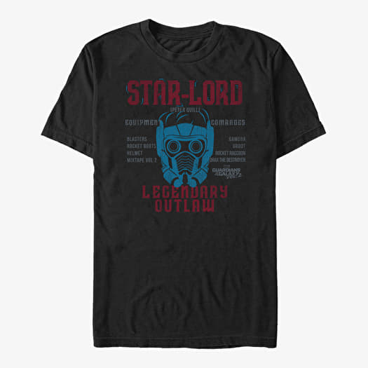 T-shirt Merch Marvel GOTG Classic - Legendary Outlaw Unisex T-Shirt Black