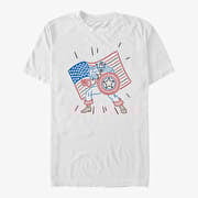 Merch Marvel Avengers Classic - Neon Cap Unisex T-Shirt White