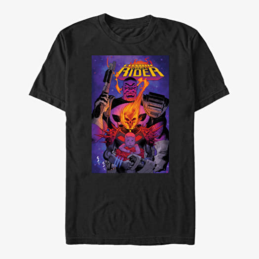 Tričko Merch Marvel Avengers Classic - Ghost Rider NOV18 Unisex T-Shirt Black