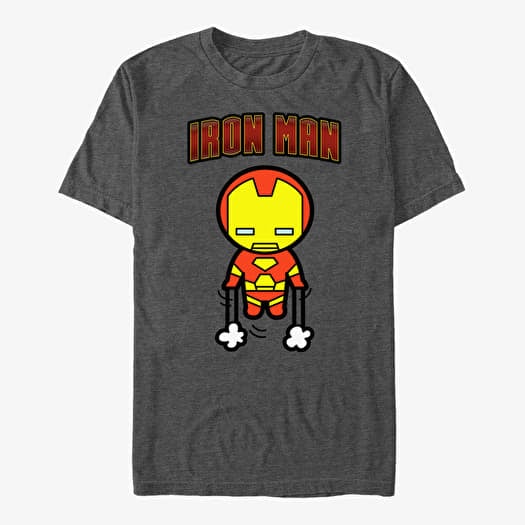 Camiseta Merch Marvel Avengers Classic - Kawaii IronMan Unisex T-Shirt Dark Heather Grey