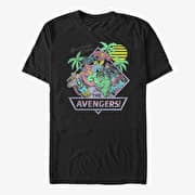 Merch Marvel Avengers Classic - Vacay Avengers Unisex T-Shirt Black