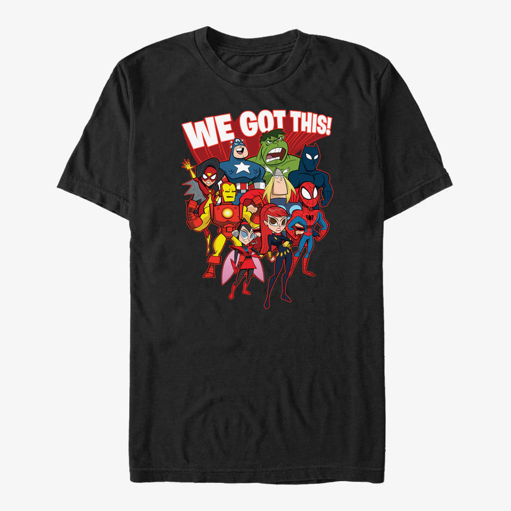 T-shirts Merch Marvel Avengers Classic - We Got This Unisex T-Shirt Black