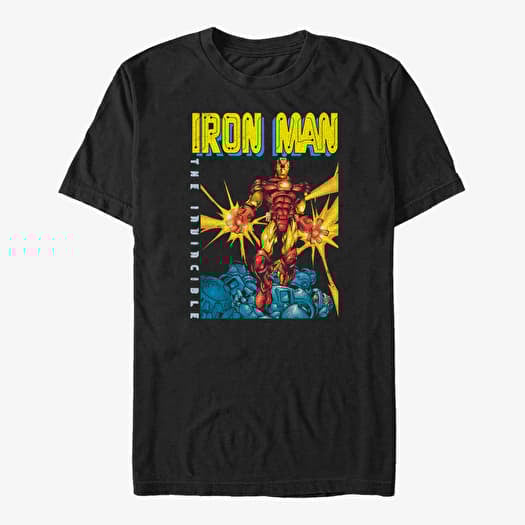 Merch Marvel Avengers Classic - IRON MAN Unisex T-Shirt Black