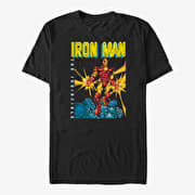 Merch Marvel Avengers Classic - IRON MAN Unisex T-Shirt Black