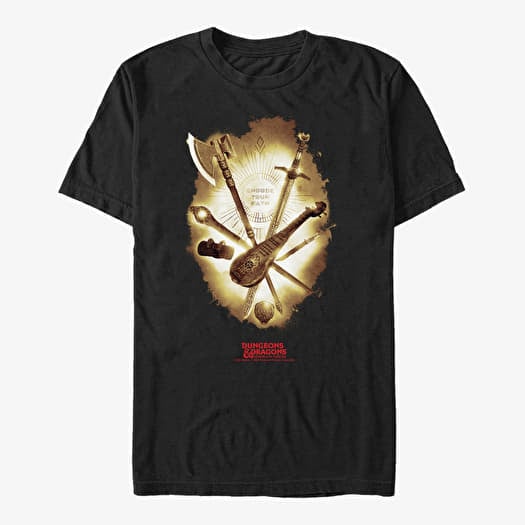 Tricou Merch Dungeons & Dragons: Honor Among Thieves - Weapons Path Unisex T-Shirt Black