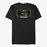 Merch Star Wars: The Mandalorian - The Stare Unisex T-Shirt Black