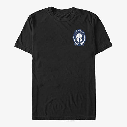 Merch Star Wars: The Mandalorian - Bounty Hunter Logo Unisex T-Shirt Black