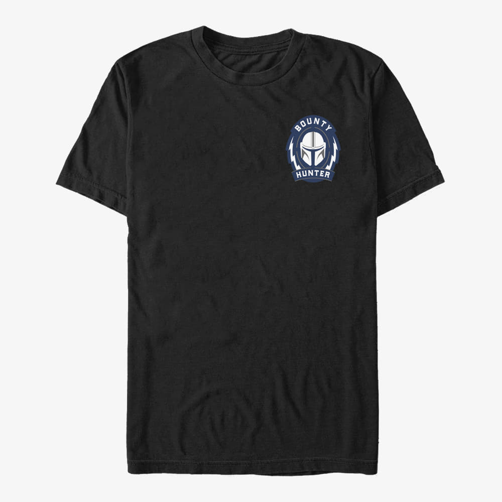 Футболки Merch Star Wars: The Mandalorian - Bounty Hunter Logo Unisex T-Shirt Black