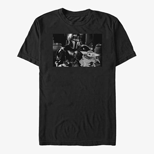 T-shirt Merch Star Wars: The Mandalorian - Fatherhood V2 Unisex T-Shirt Black