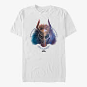 Merch Marvel Black Panther: Movie - Erik Kilmonger Unisex T-Shirt White