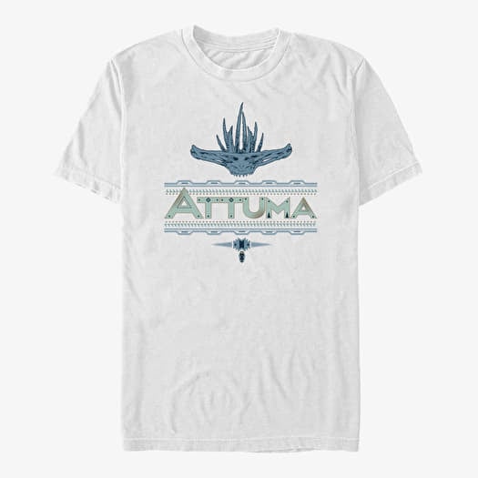 Póló Merch Marvel Black Panther: Wakanda Forever - ATTUMA TRIBAL Unisex T-Shirt White