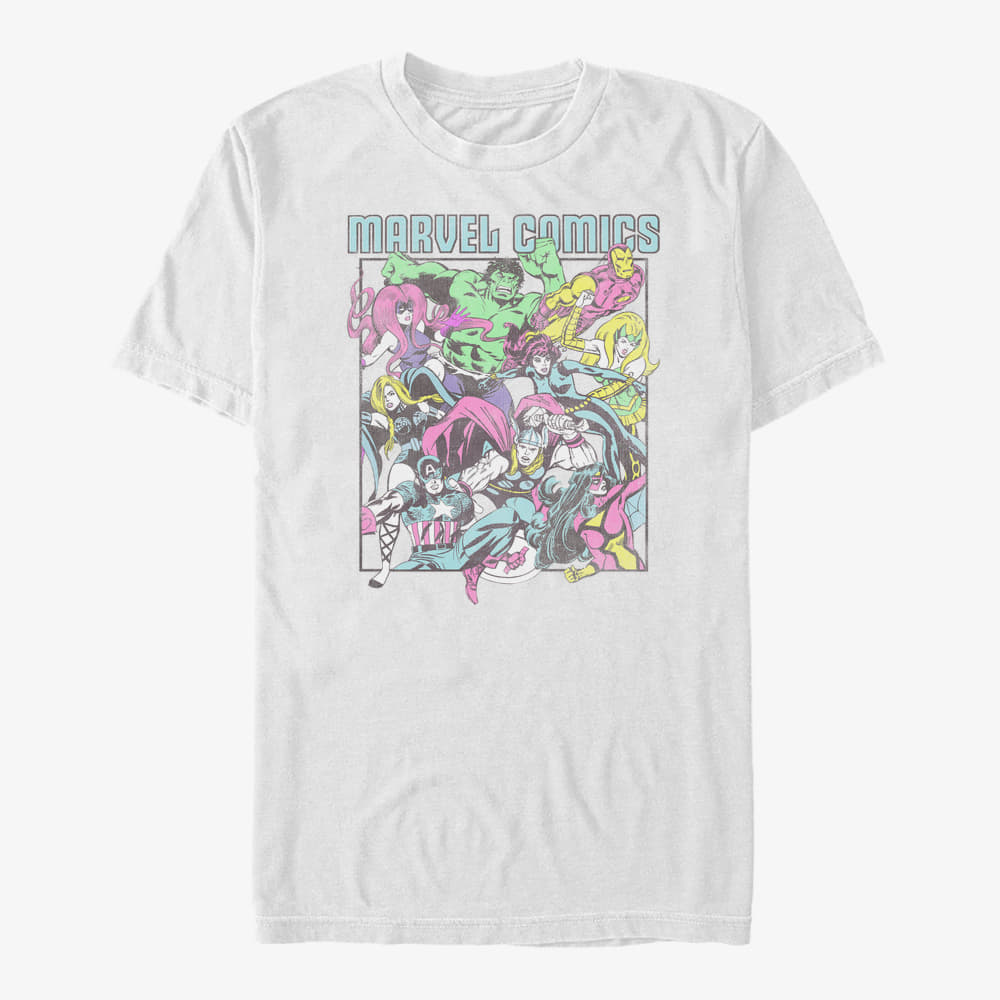 T-Shirts Merch Marvel Avengers Classic - Gen Pop Avengers Unisex T-Shirt White