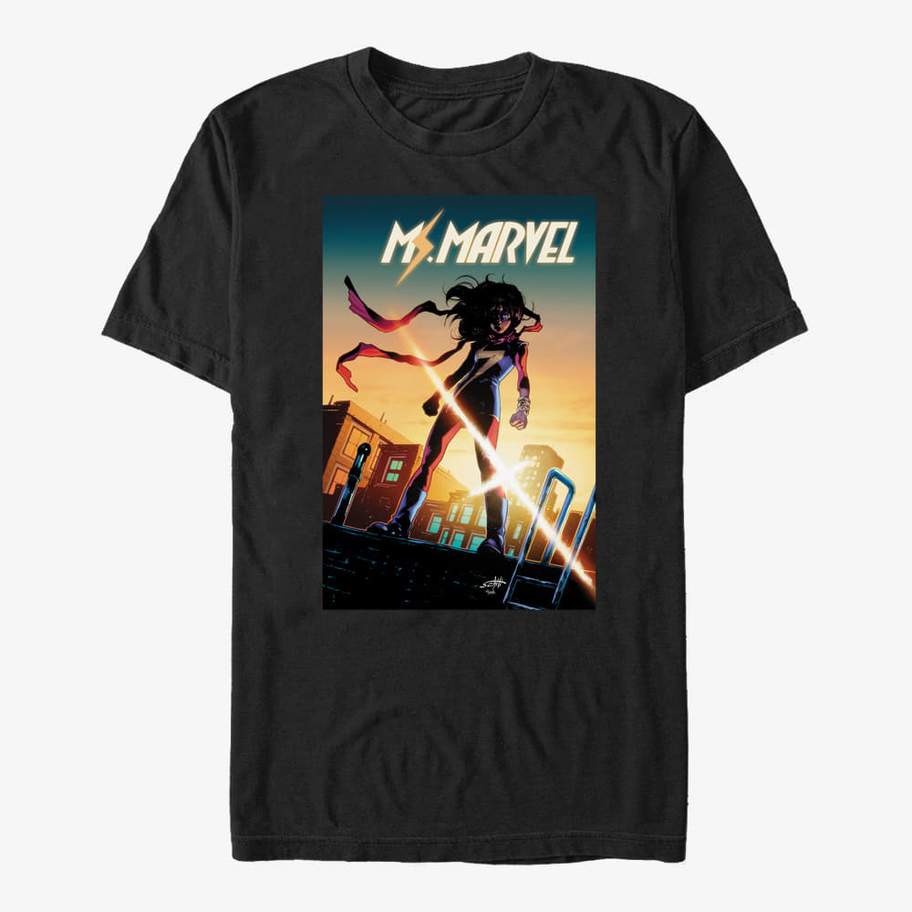 T-Shirts Merch Marvel Avengers Classic - MS. Marvel NOV18 Unisex T-Shirt Black