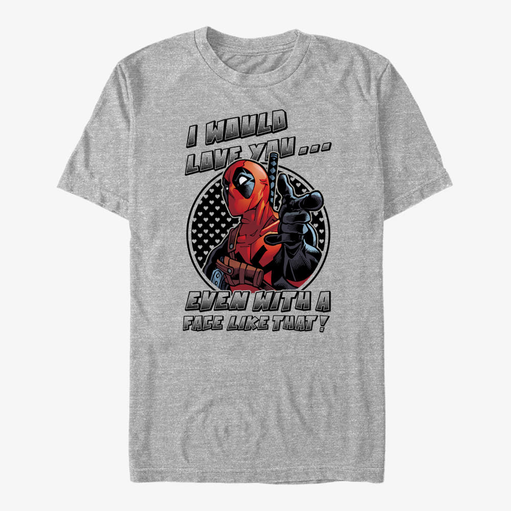 T-Shirts Merch Marvel Deadpool - Not So Ugly Unisex T-Shirt Heather Grey