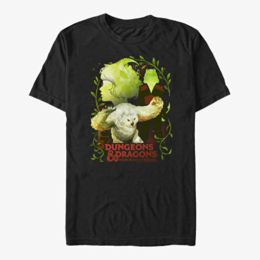Tricou Merch Dungeons & Dragons: Honor Among Thieves - Doric Owlbear Vignette Unisex T-Shirt Black