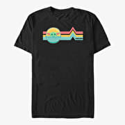 Merch Star Wars: The Mandalorian - Rainbow Child Unisex T-Shirt Black