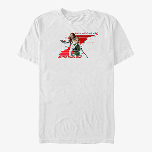 T-shirt Merch Marvel Black Widow: Movie - Better Than One Unisex T-Shirt White