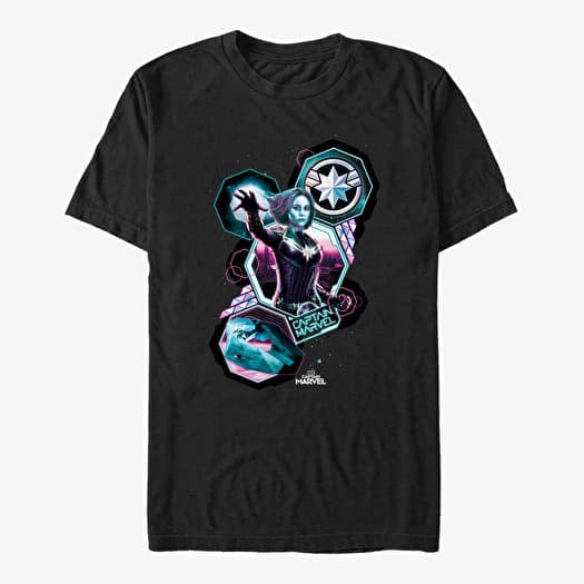 Тениска Merch Captain Marvel: Movie - Space Time Unisex T-Shirt Black