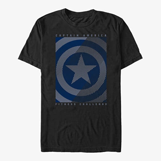 Merch Marvel Avengers Classic - Shield Camp Unisex T-Shirt Black