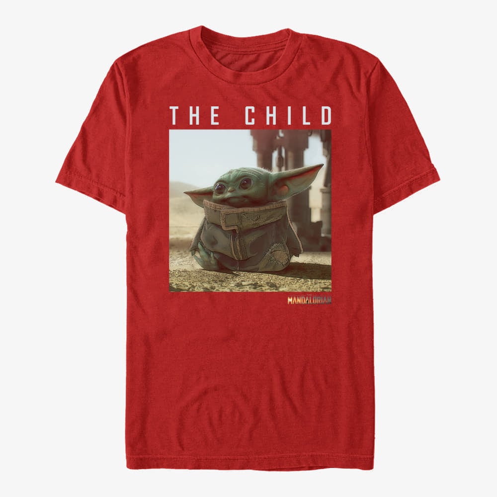 T-särgid Merch Star Wars: Classic - Green Child Unisex T-Shirt Red