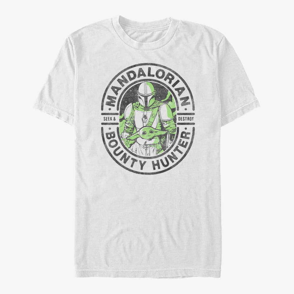T-shirts Merch Star Wars: The Mandalorian - Bounty Stamp Unisex T-Shirt White