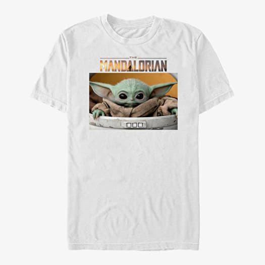 T-shirt Merch Star Wars: The Mandalorian - Small Box Unisex T-Shirt White