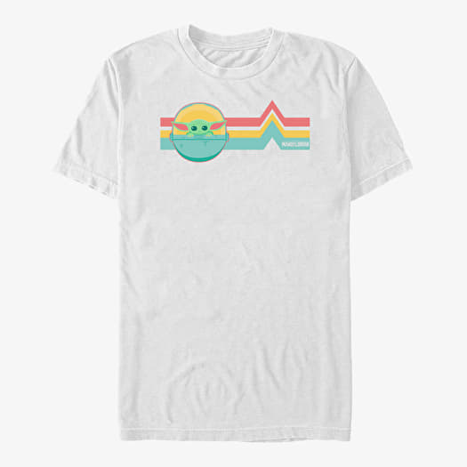 T-shirt Merch Star Wars: The Mandalorian - Rainbow Child Unisex T-Shirt White