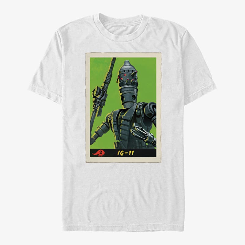 Camiseta Merch Star Wars: The Mandalorian - IG Poster Unisex T-Shirt White