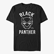 Merch Marvel Black Panther: Movie - Bold Panther Unisex T-Shirt Black