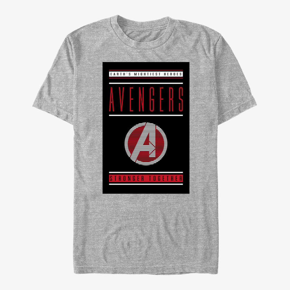 T-särgid Merch Marvel Avengers Endgame - Stronger Together Unisex T-Shirt Heather Grey