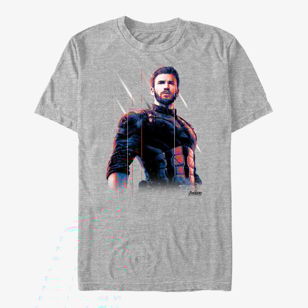 T-särgid Merch Marvel Avengers: Infinity War - Old Soldier Unisex T-Shirt Heather Grey
