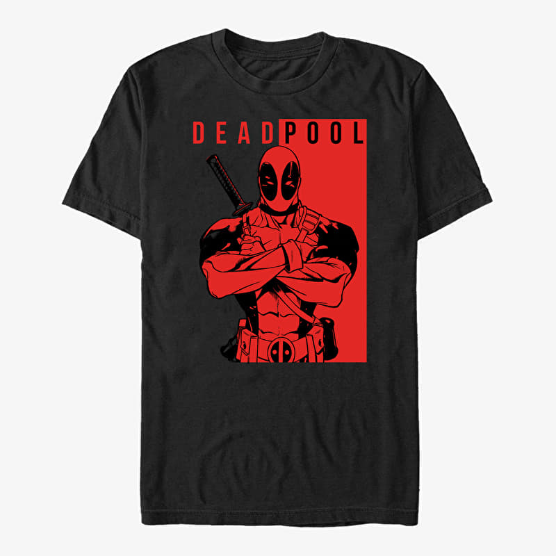 Merch Marvel Deadpool - Deadpool Police Unisex T-Shirt Black