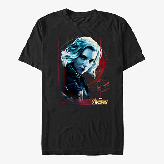 T-shirt Merch Marvel Avengers: Infinity War - Widow Tech Unisex T-Shirt Black