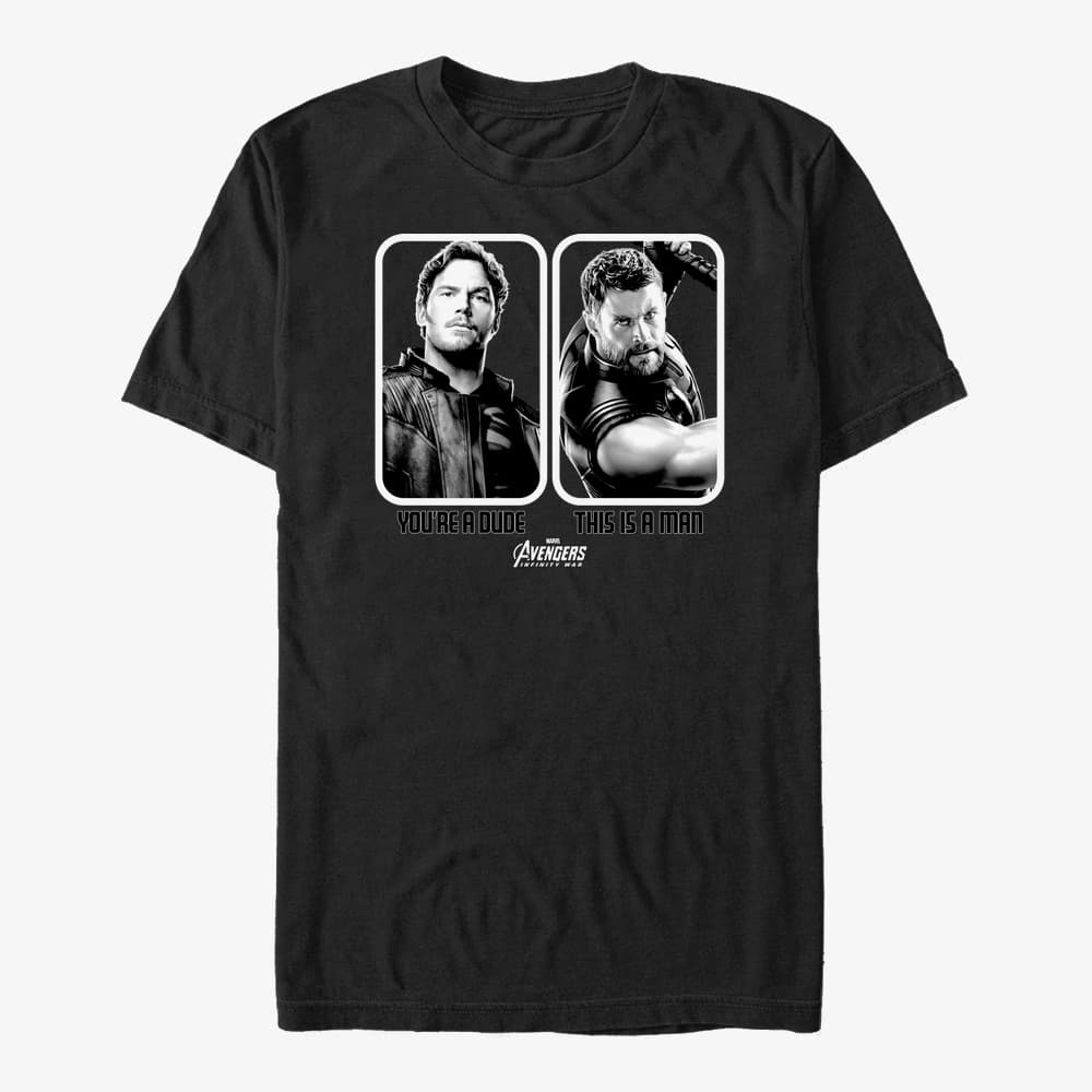 T-shirts Merch Marvel Avengers: Infinity War - Help Poster Unisex T-Shirt Black