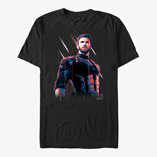 Marškinėliai Merch Marvel Avengers: Infinity War - Old Soldier Unisex T-Shirt Black