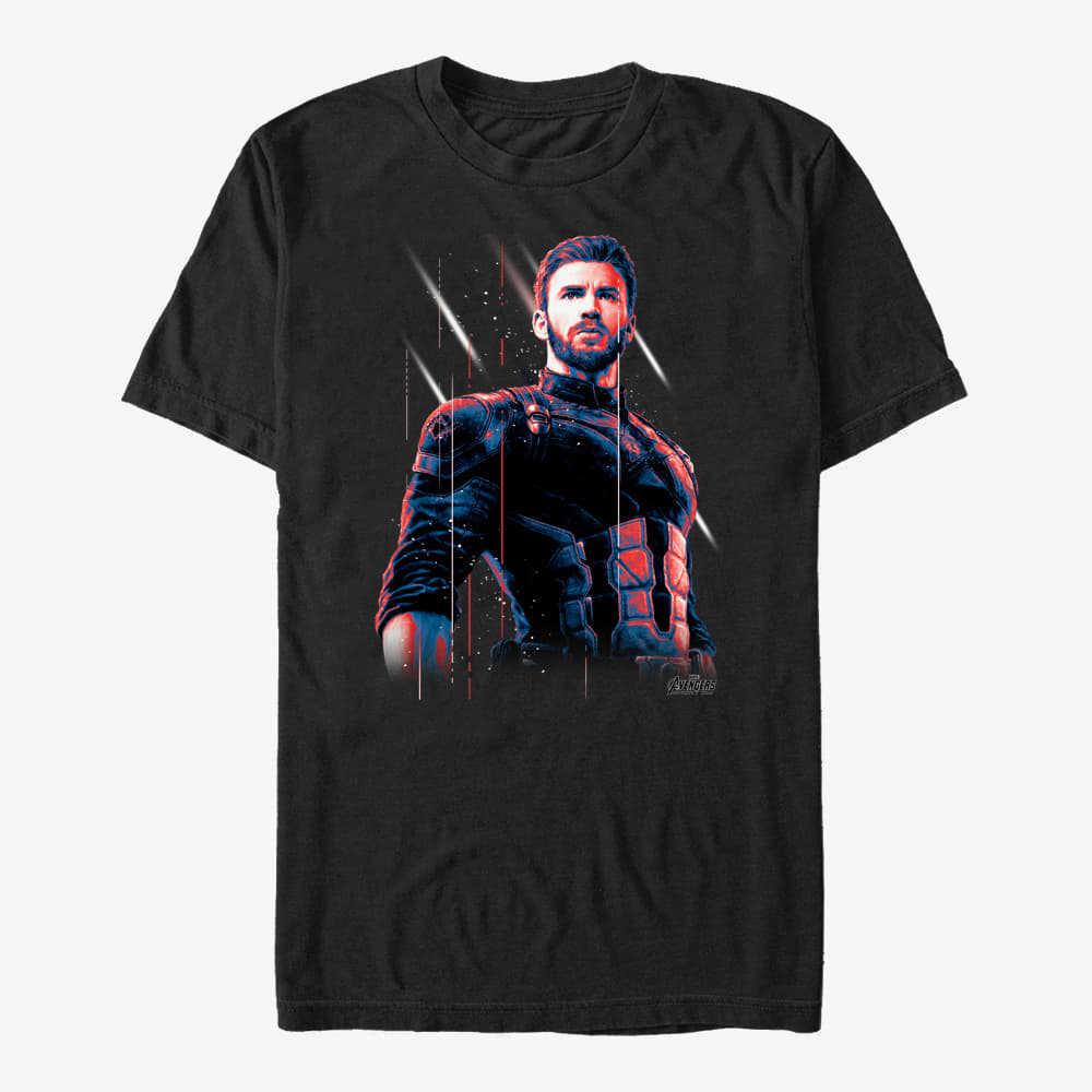 T-särgid Merch Marvel Avengers: Infinity War - Old Soldier Unisex T-Shirt Black